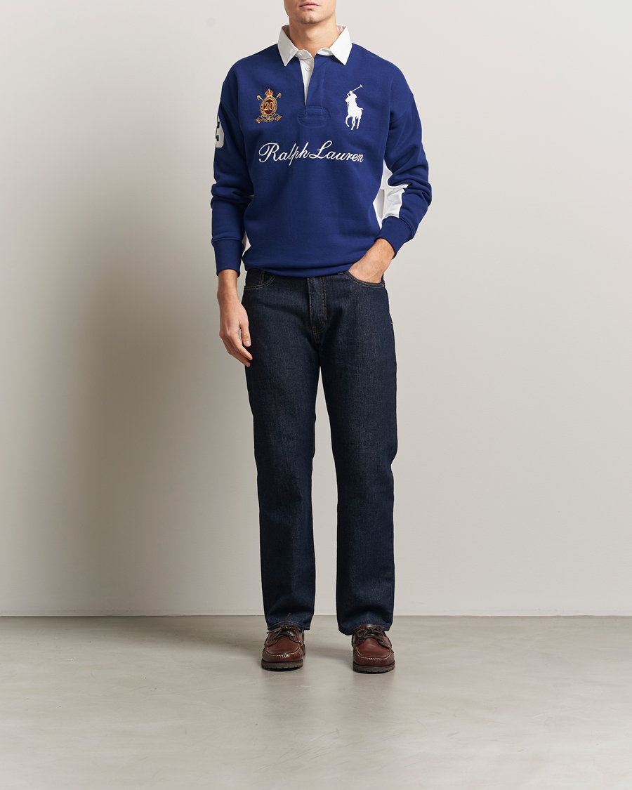 Polo Ralph Lauren Big Pony Rugby Sweater Fall Royal at CareOfCarl.com