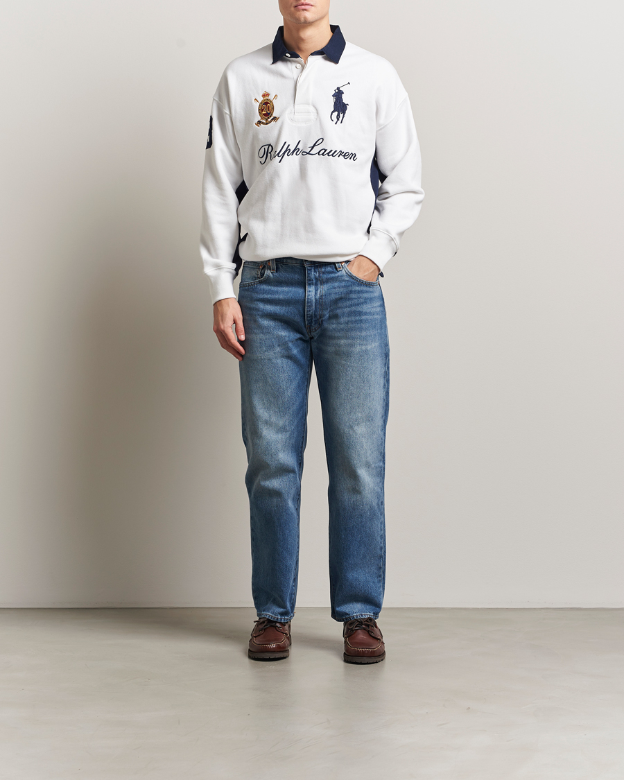 Polo Ralph Lauren Big Pony Rugby Sweater White at CareOfCarl.com