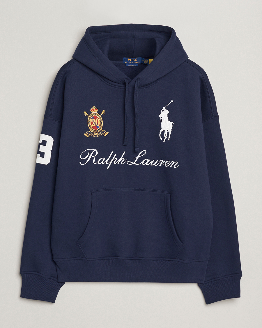Men | Sweaters & Knitwear | Polo Ralph Lauren | Big Pony Hoodie Cruise Navy