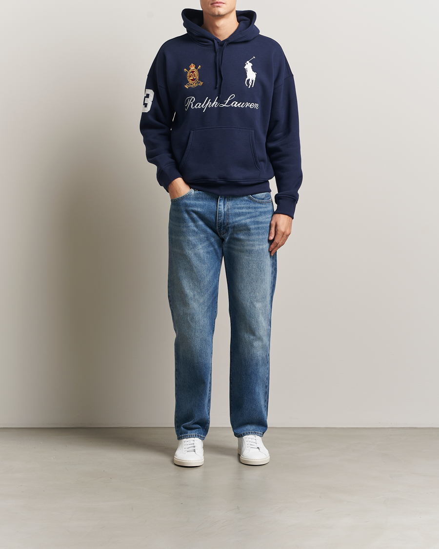 Men | Sweaters & Knitwear | Polo Ralph Lauren | Big Pony Hoodie Cruise Navy