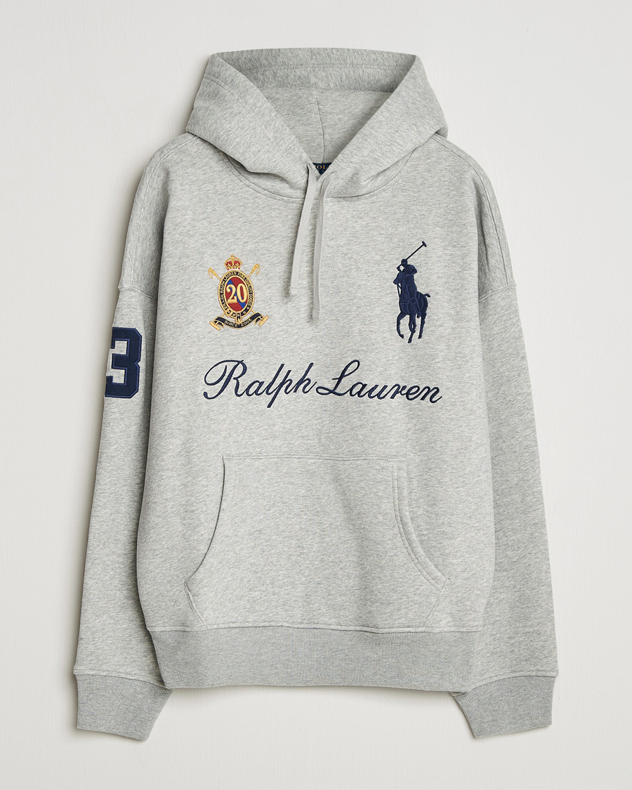 Polo Ralph Lauren Big Pony Hoodie Andover Heather at CareOfCarl.com
