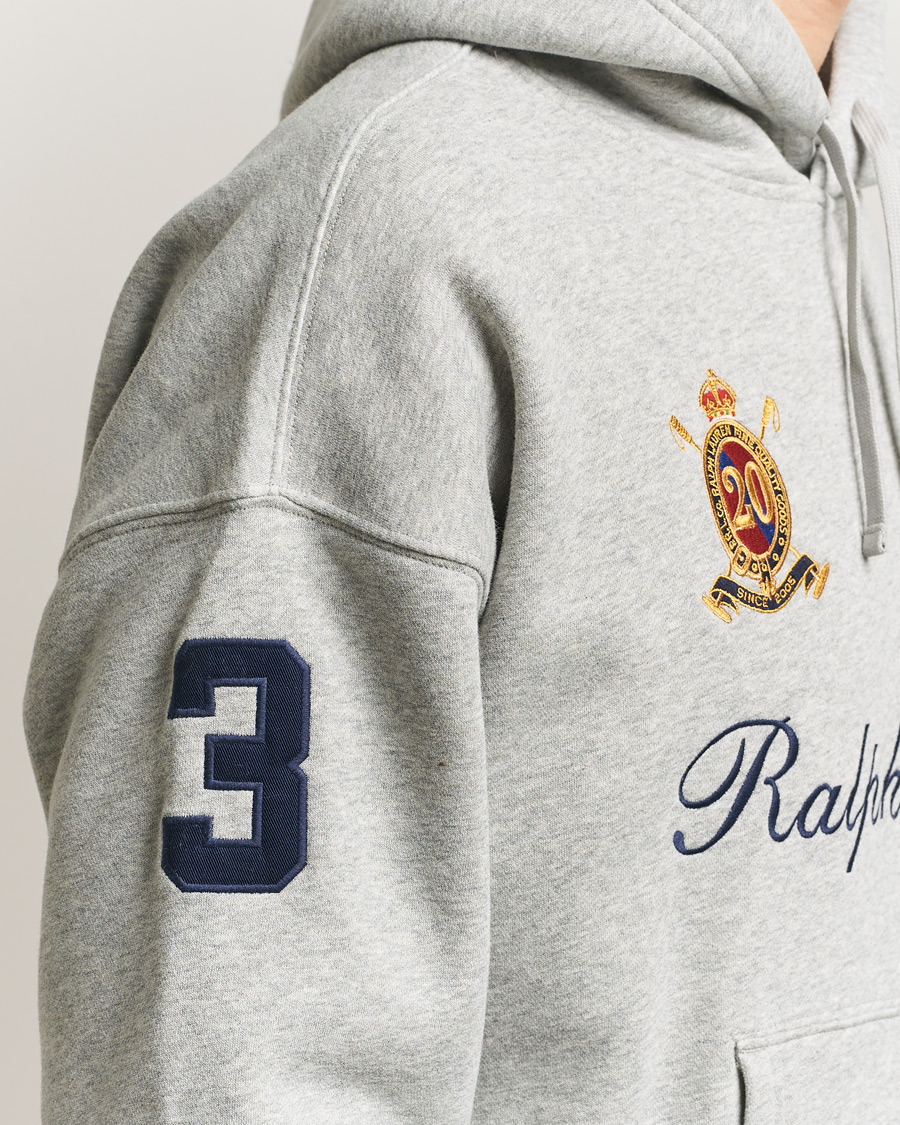 Polo Ralph Lauren Big Pony Hoodie Andover Heather at CareOfCarl.com