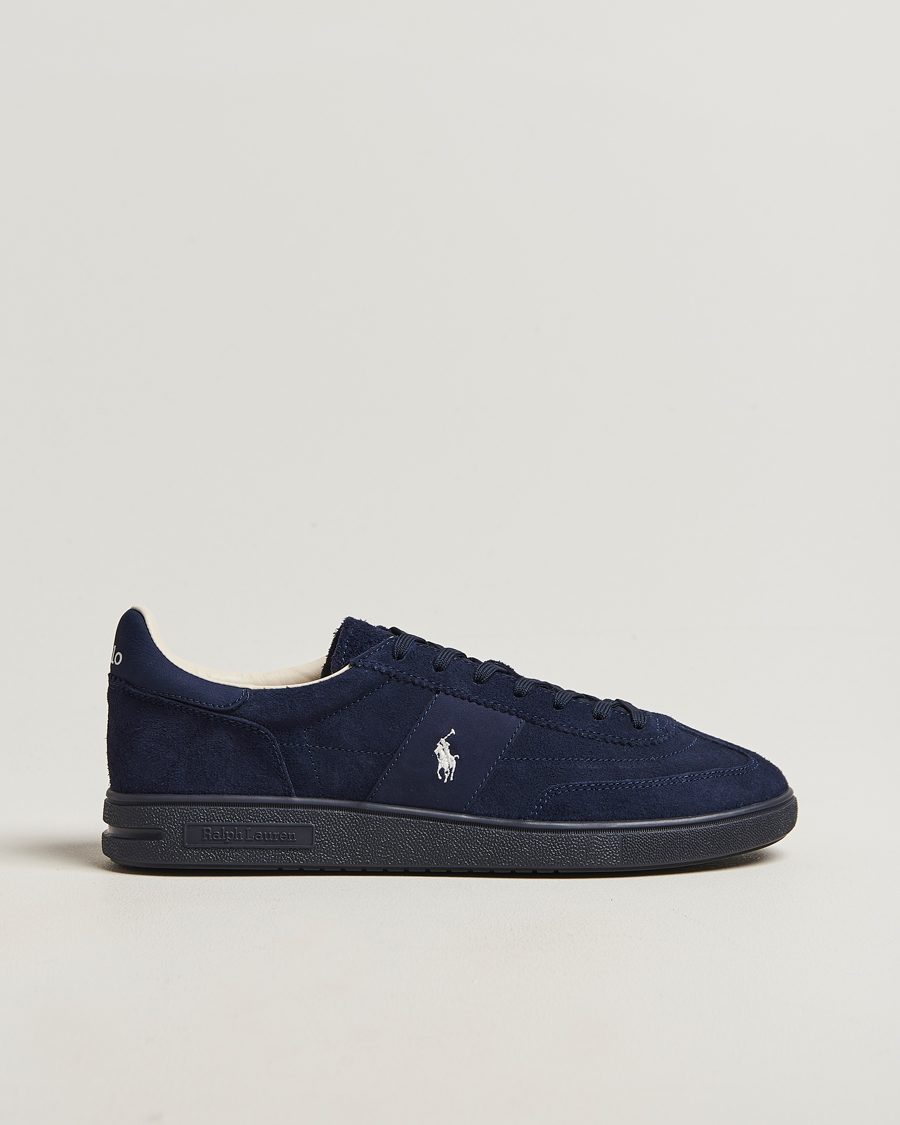 Men | Sweaters & Knitwear | Polo Ralph Lauren | Bedford Suede Sneaker Tonal Navy
