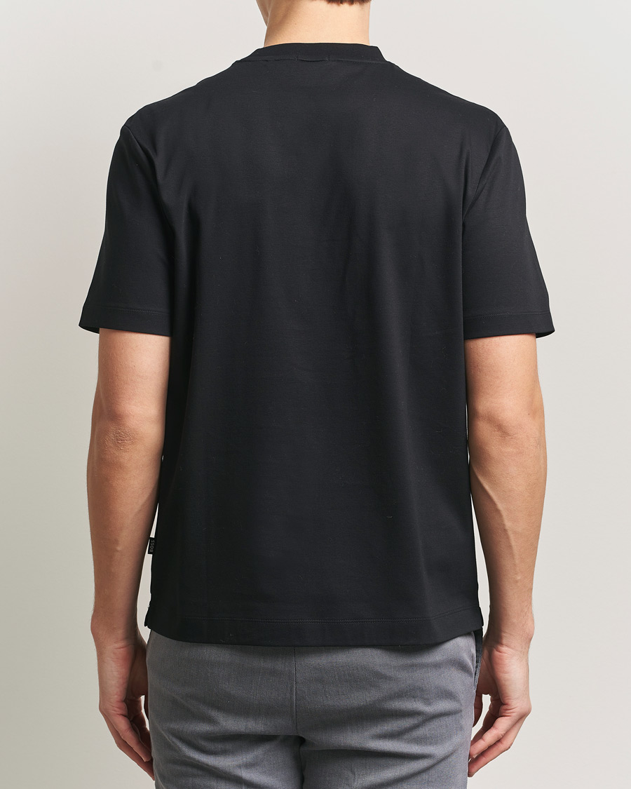 Men | T-Shirts | BOSS BLACK | Taut Regular Fit T-Shirt Black