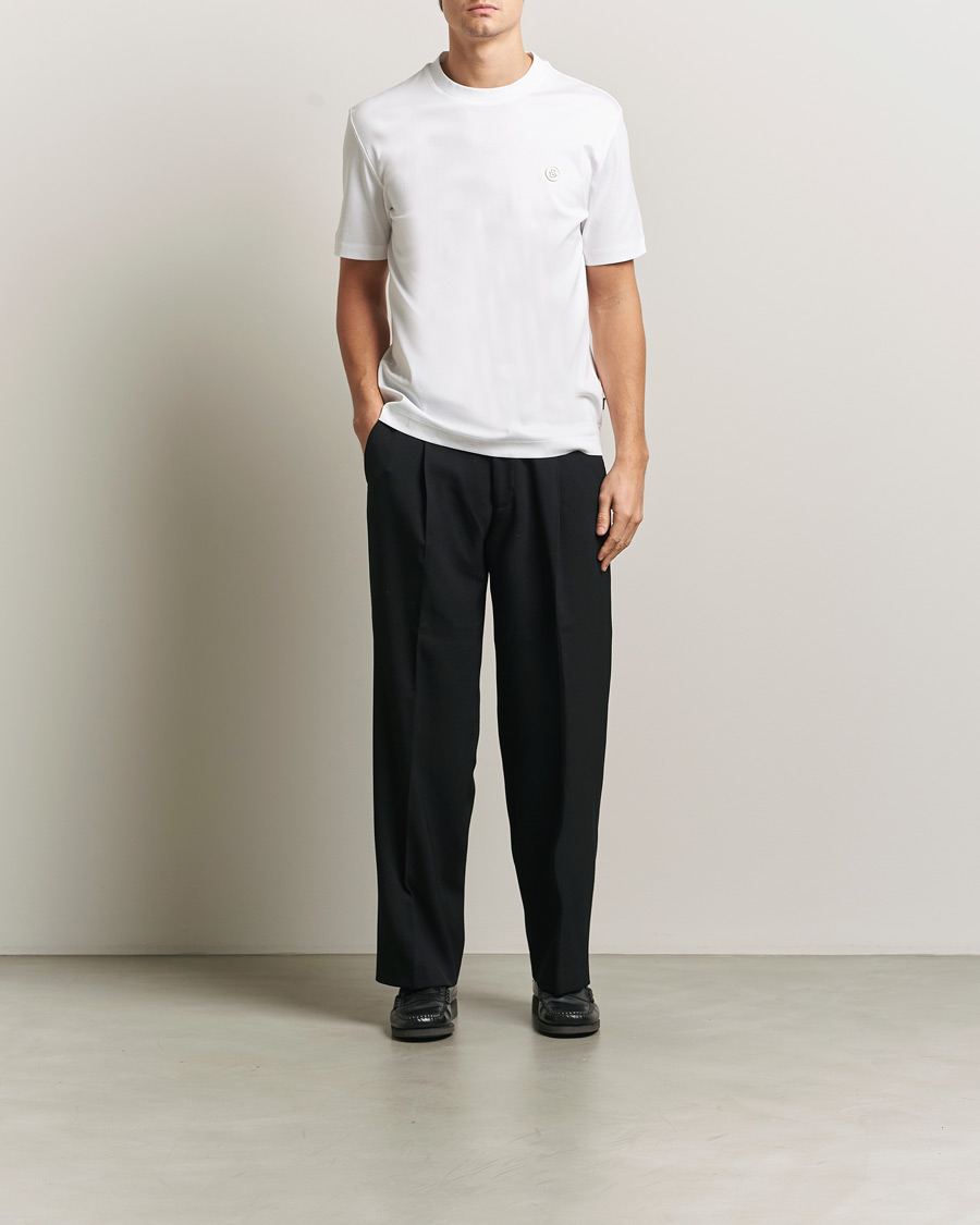 Men | T-Shirts | BOSS BLACK | Taut Regular Fit T-Shirt White