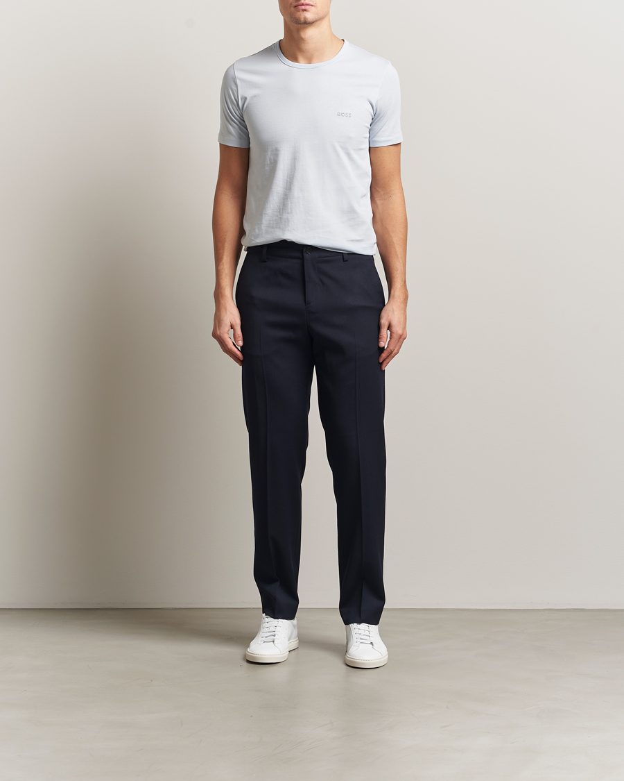 Men | T-Shirts | BOSS BLACK | 3-Pack Crew Neck T-Shirt Green/Blue/Navy