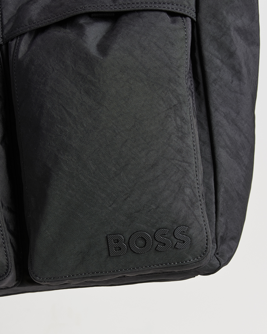 Men | Bags | BOSS BLACK | Catch Nylon Tote Bag Black