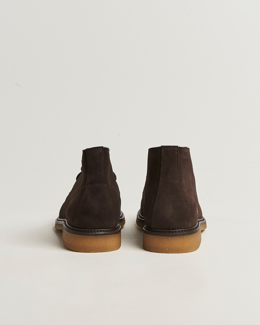 Men | Boots | BOSS BLACK | Kope Suede Desert Boots Dark Brown