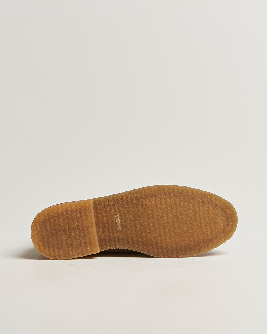 Men | Boots | BOSS BLACK | Kope Suede Desert Boots Medium Beige