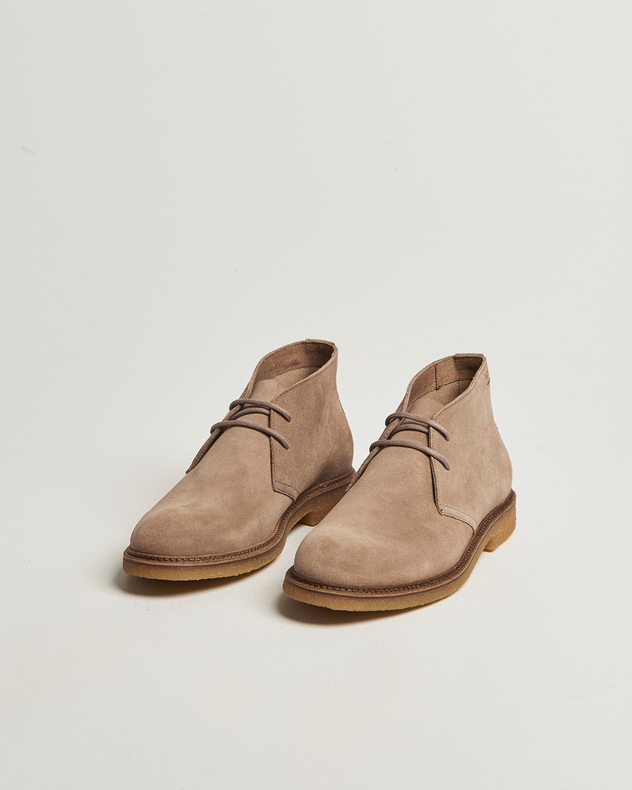 Men | Boots | BOSS BLACK | Kope Suede Desert Boots Medium Beige