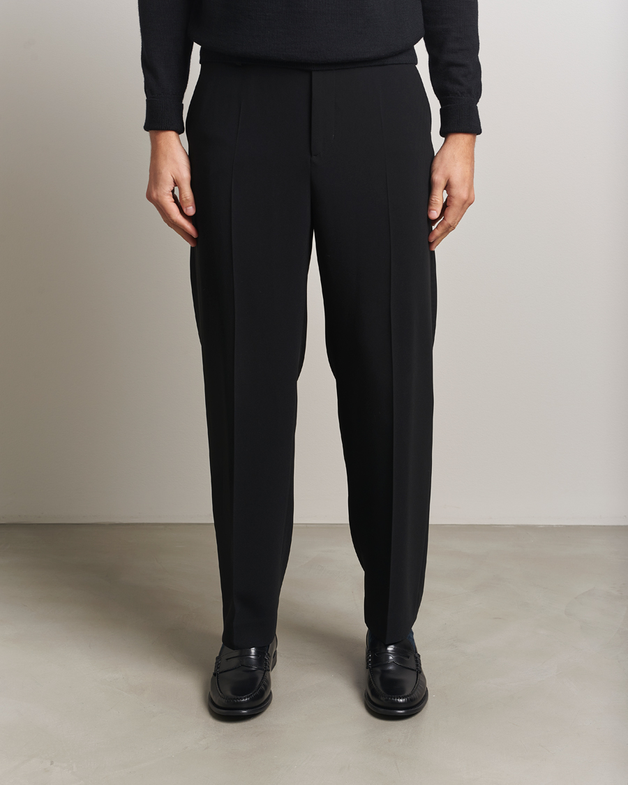 Men | Loafers | BOSS BLACK | Tevan Leather Moccasin Black