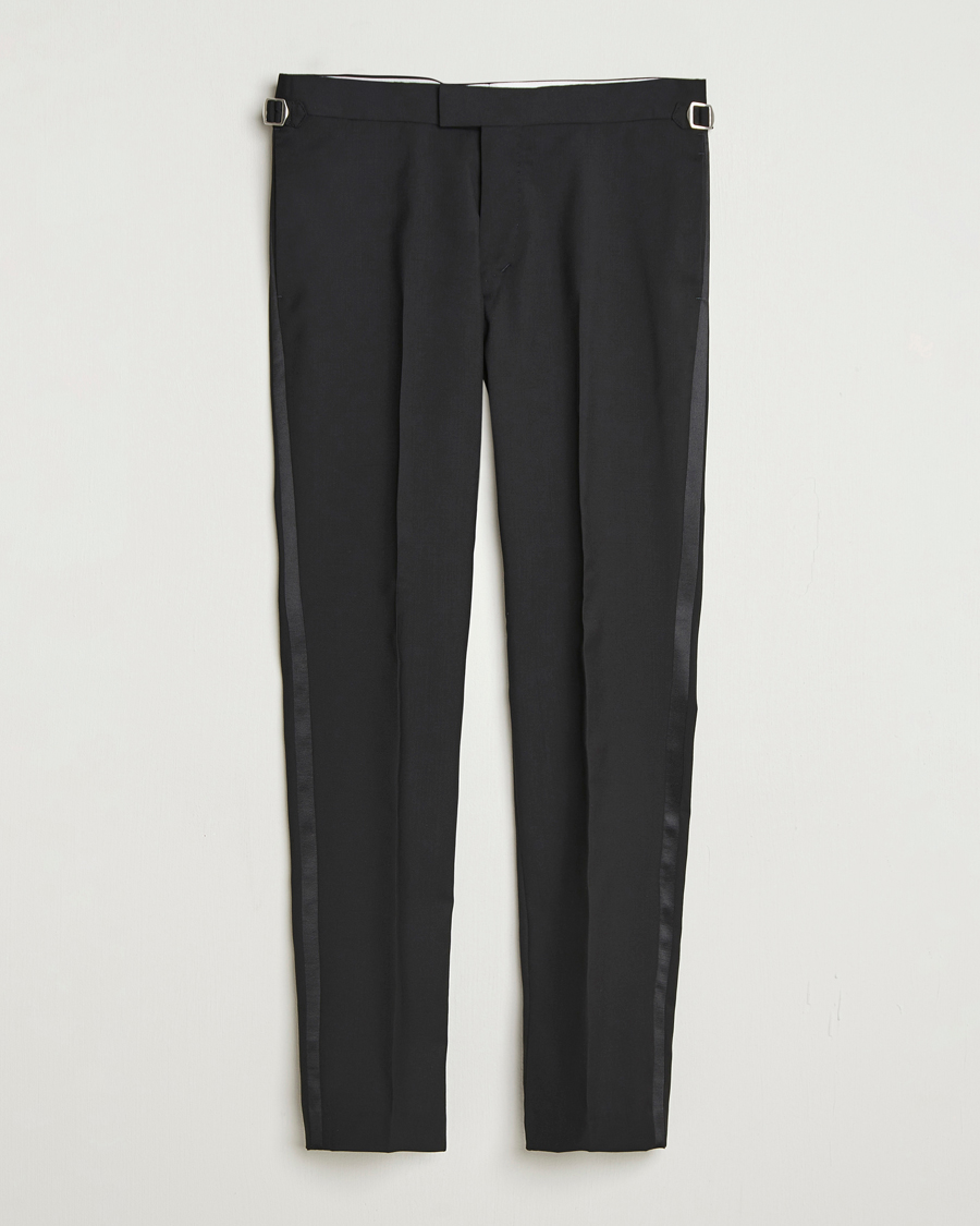 Men | Trousers | Tiger of Sweden | Tenuta Tuxedo Trousers Black