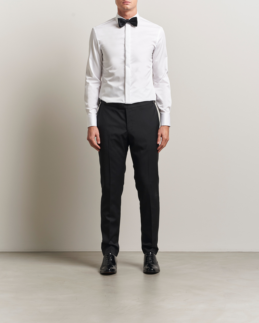 Men | Shirts | Tiger of Sweden | Adley Tuxedo Shirt Pure White