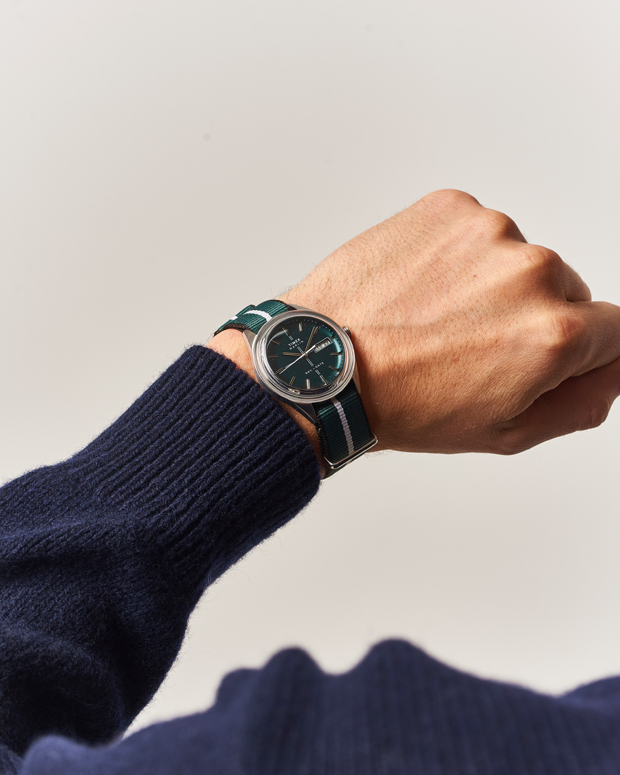 Men | Timex Marlin Jet 3-Hand Quartz 39mm Green Dial | Timex | Marlin Jet 3-Hand Quartz 39mm Green Dial