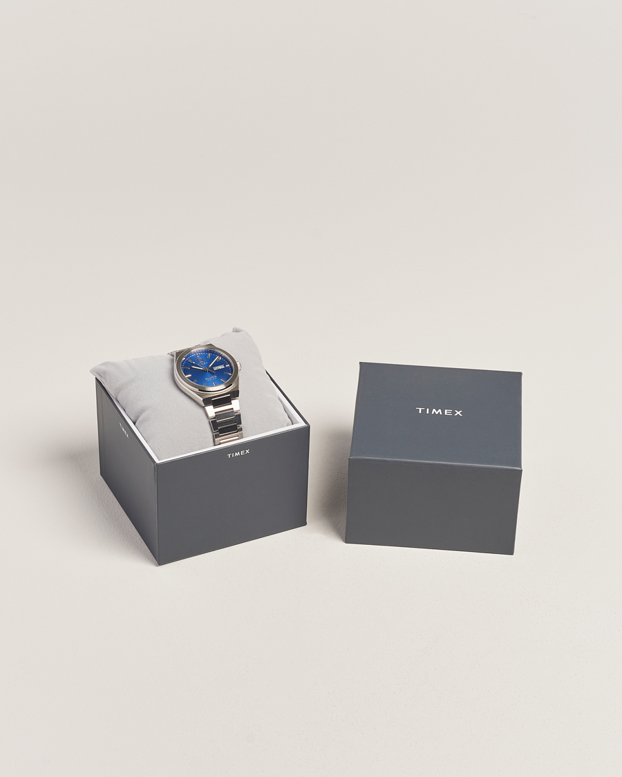 Men | Timex Q Continental Day/Date 38mm Blue Dial | Timex | Q Continental Day/Date 38mm Blue Dial