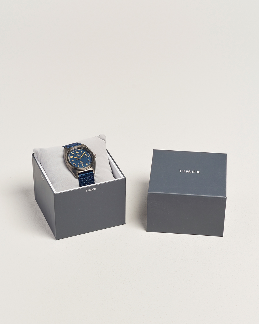 Men | Timex Expedition Capstone rPET Strap 39mm Blue Dial | Timex | Expedition Capstone rPET Strap 39mm Blue Dial