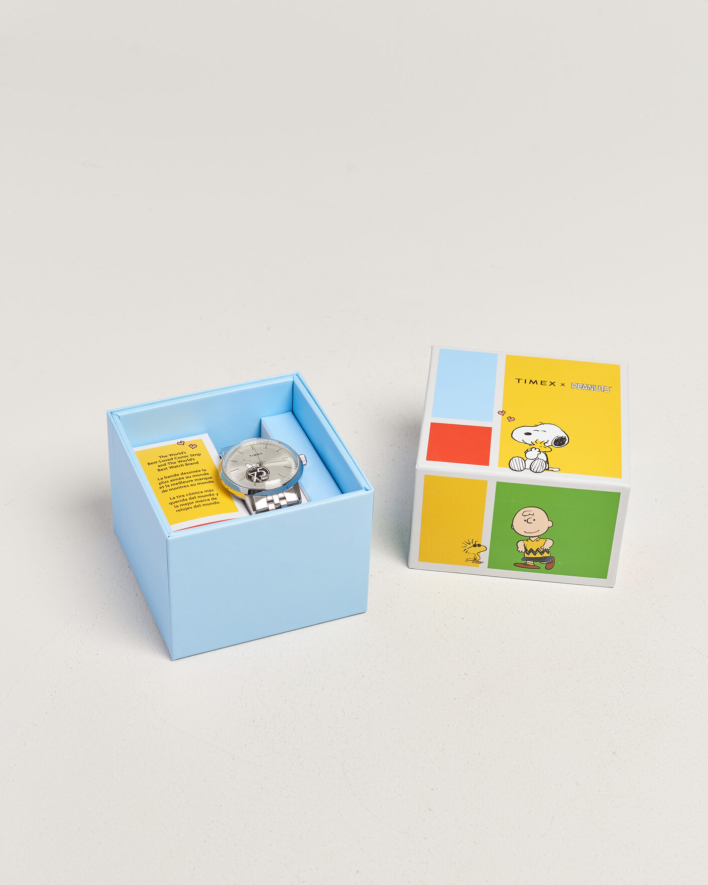 Men | Timex Timex X Peanuts Snoopy Marlin Automatic 40mm Silver | Timex | X Peanuts Snoopy Marlin Automatic 40mm Silver