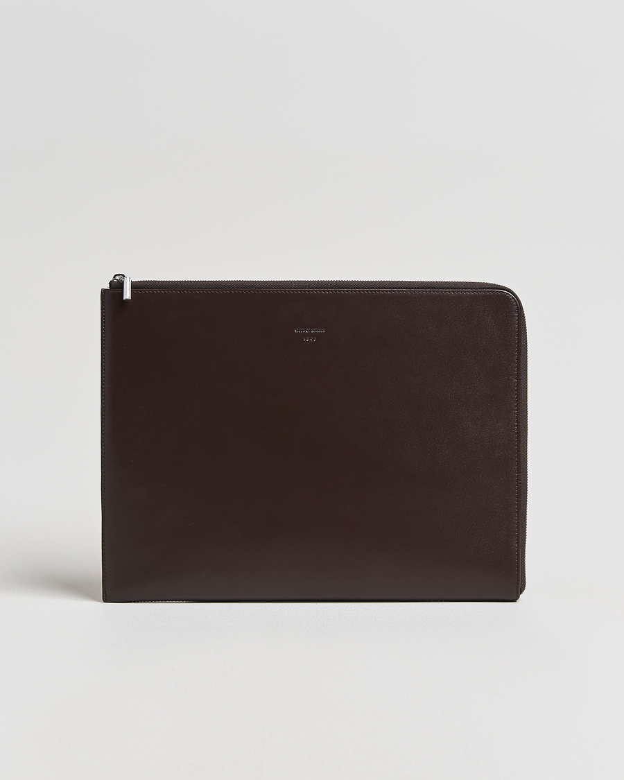Men | Tiger of Sweden Vitama Leather Portfolio Dark Brown | Tiger of Sweden | Vitama Leather Portfolio Dark Brown