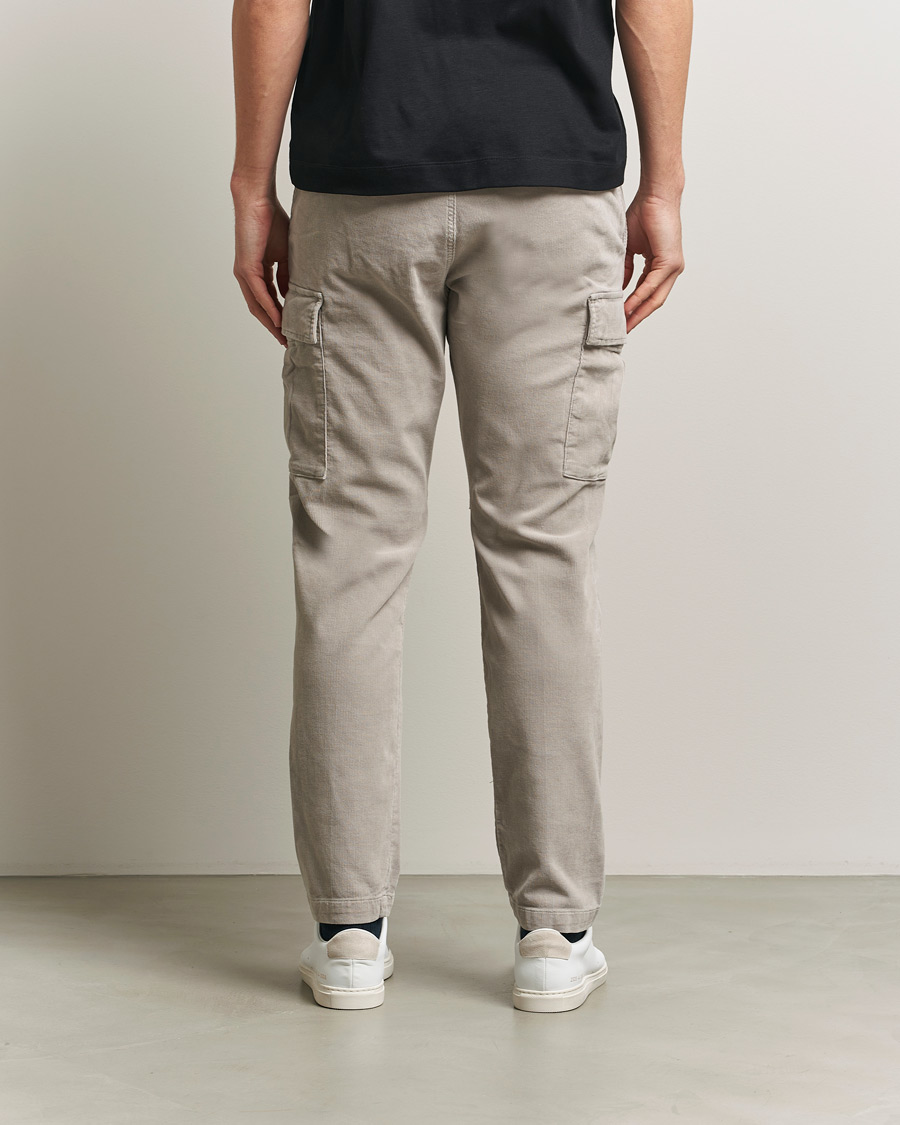 Men | Trousers | Polo Ralph Lauren | Corduroy Cargo Pants Grey Dawn