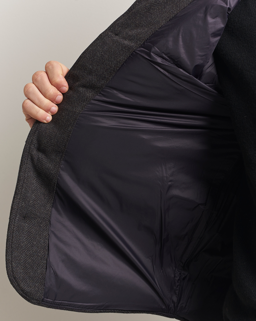 Men | Gilets | Polo Ralph Lauren | Knitted Herringbone Vest Dark Charcoal Heather