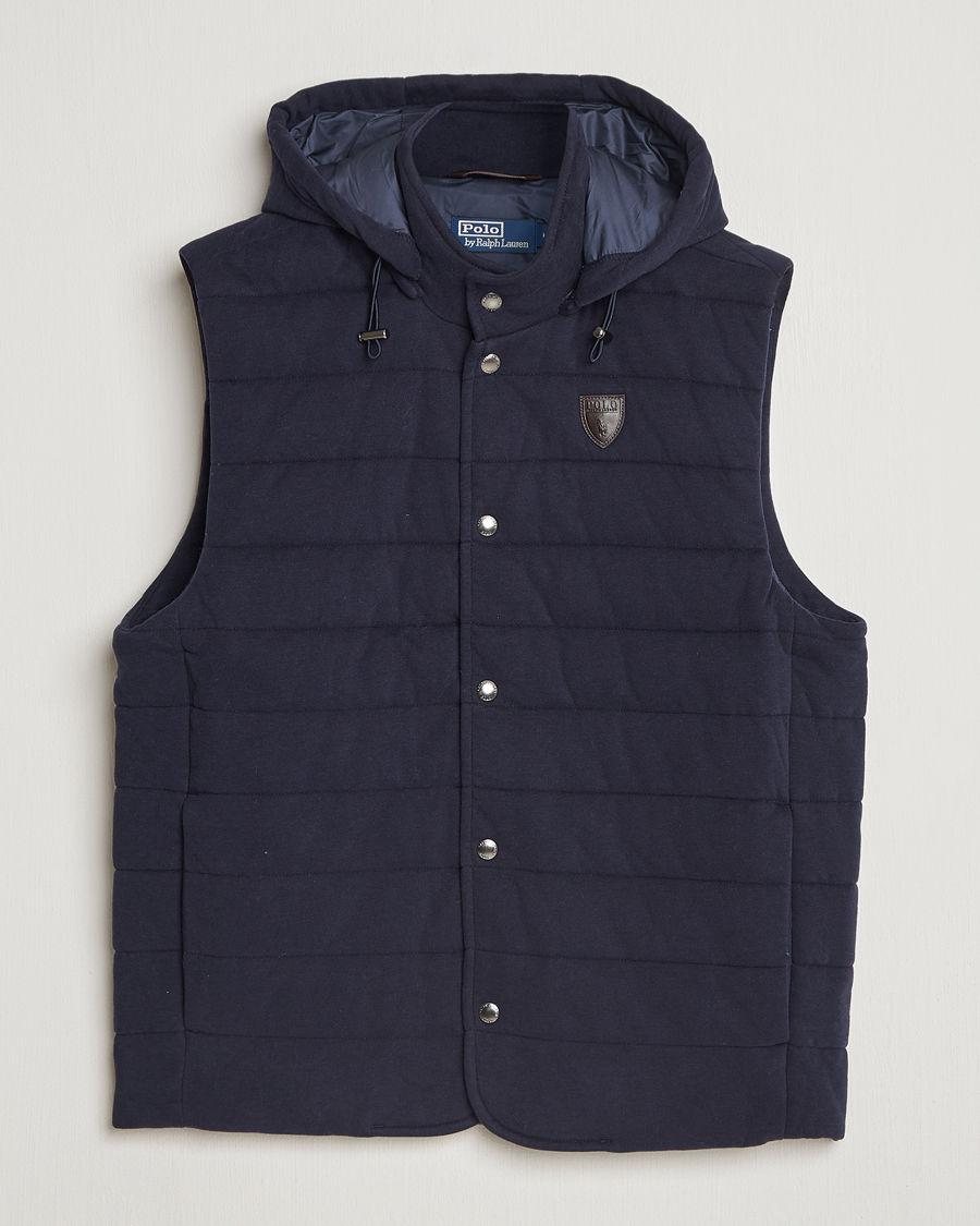 Men | Gilets | Polo Ralph Lauren | Double Knitted Vest RL Navy