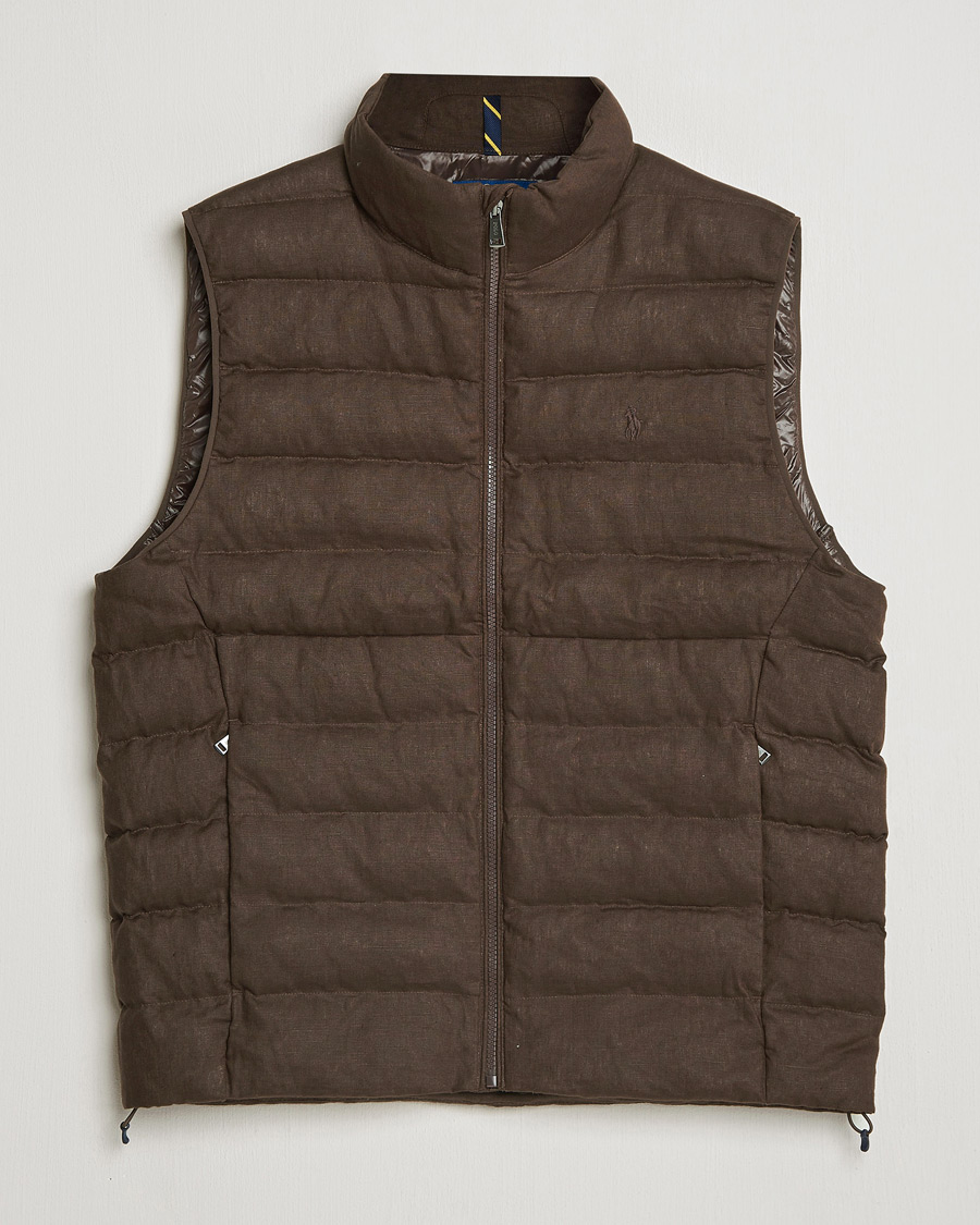 Men | Gilets | Polo Ralph Lauren | Colden Vest Nutmeg Brown