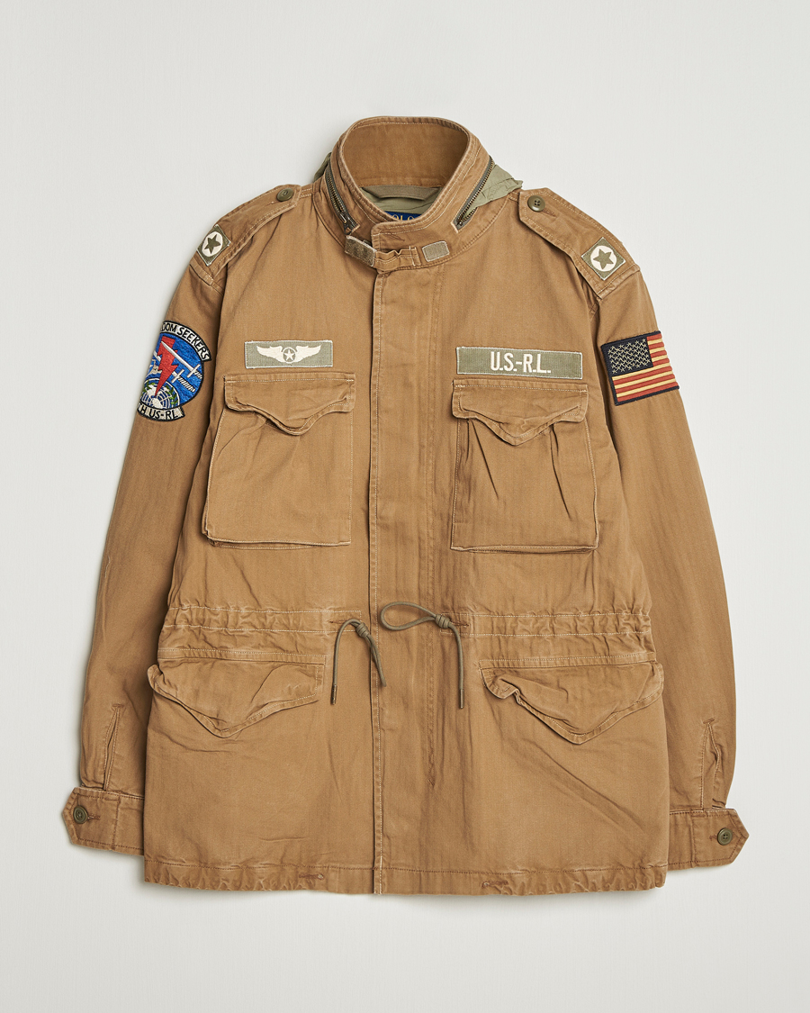 Polo Ralph Lauren Herringbone Field Patch Jacket Sandsurf at