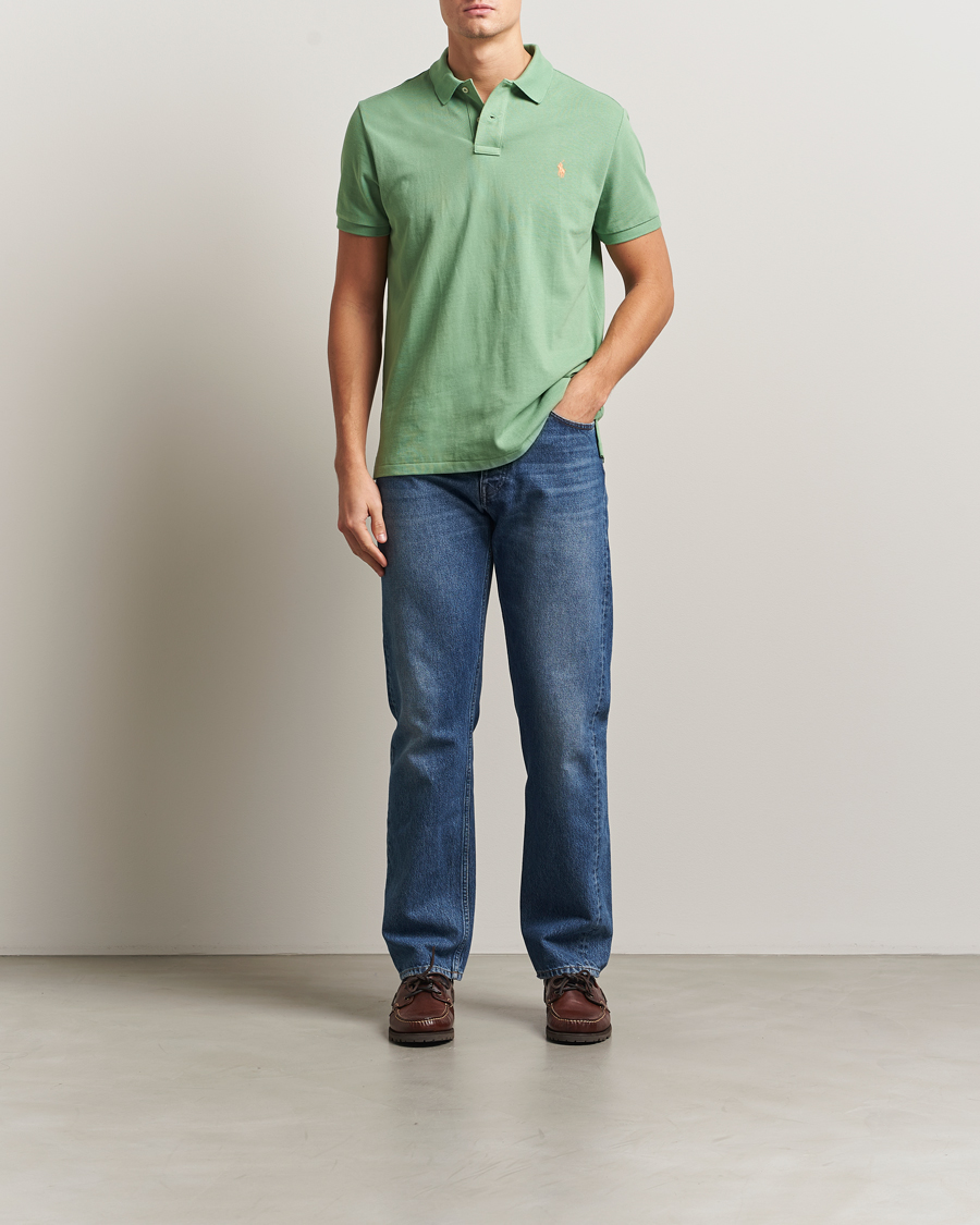 Men | Polo Shirts | Polo Ralph Lauren | Custom Slim Fit Polo Outback Green