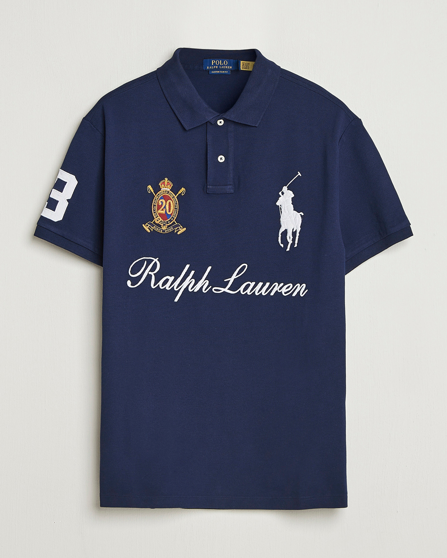 Polo Ralph Lauren Custom Slim Fit Big Pony Polo Cruise Navy at