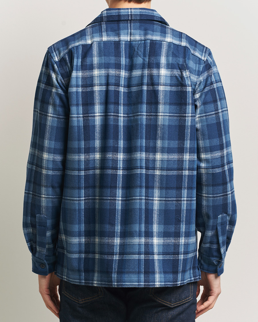 Men | Shirts | Polo Ralph Lauren | Plainweave Wool Pocket Shirt Blue Heather Multi