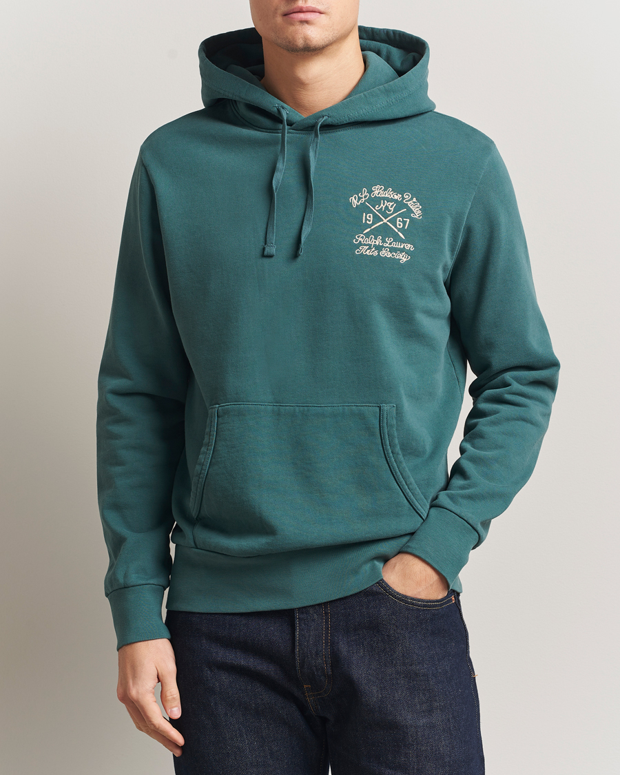 Men | Sweaters & Knitwear | Polo Ralph Lauren | Printed Hoodie Charter Green