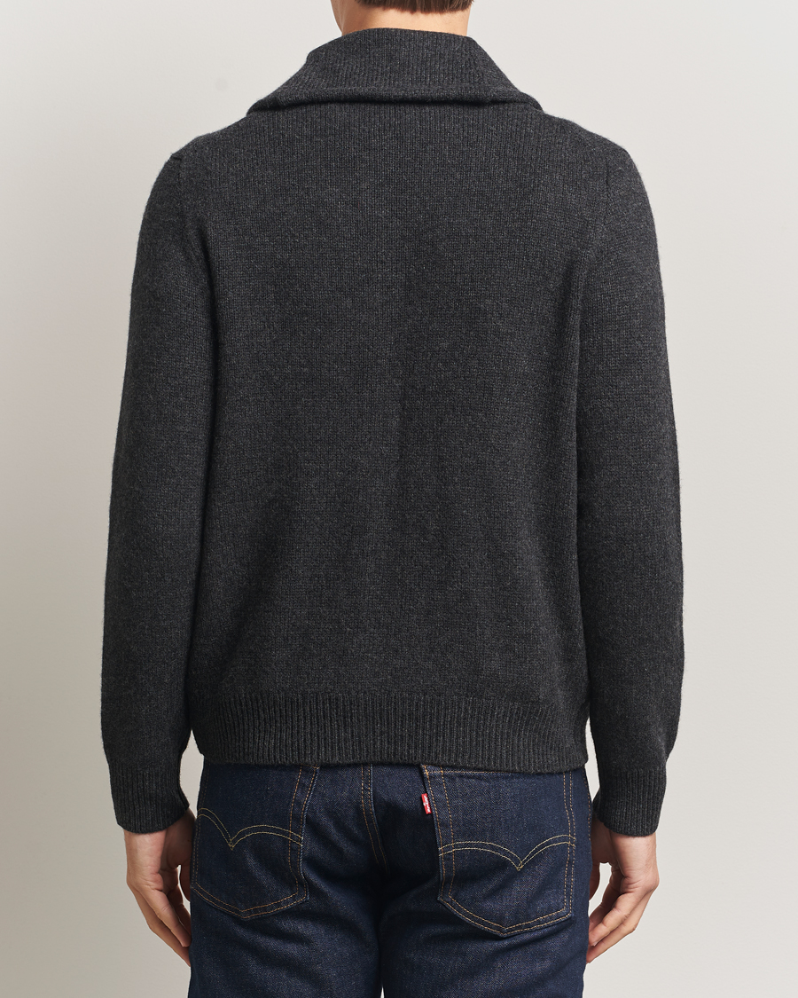 Men | Sweaters & Knitwear | Polo Ralph Lauren | Wool/Cashmere Shawl Collar Cardigan Granite Heather