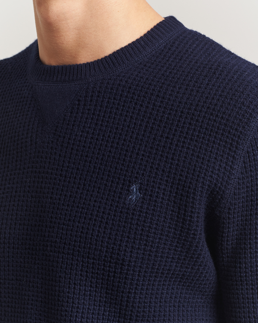Men | Sweaters & Knitwear | Polo Ralph Lauren | Cotton/Wool Pullover Hunter Navy