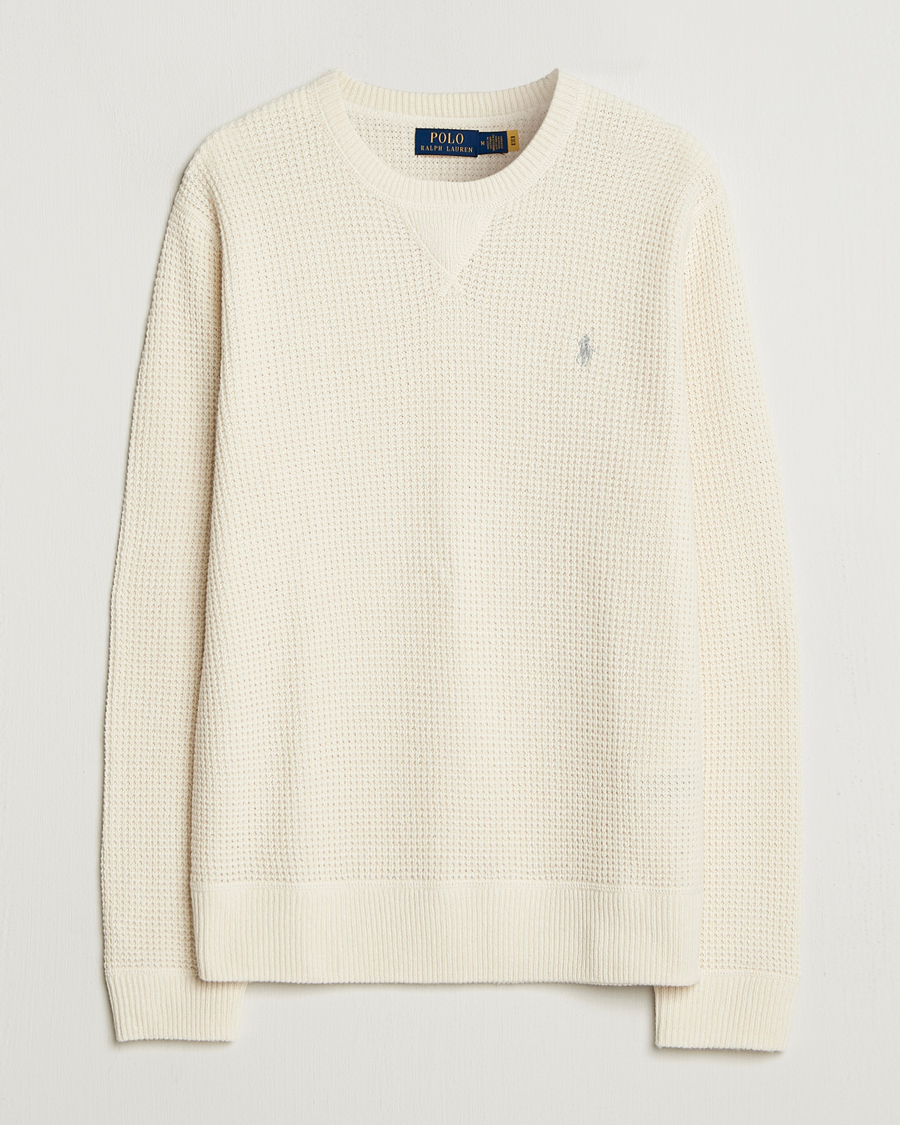 Men | Sweaters & Knitwear | Polo Ralph Lauren | Cotton/Wool Pullover Andover Cream