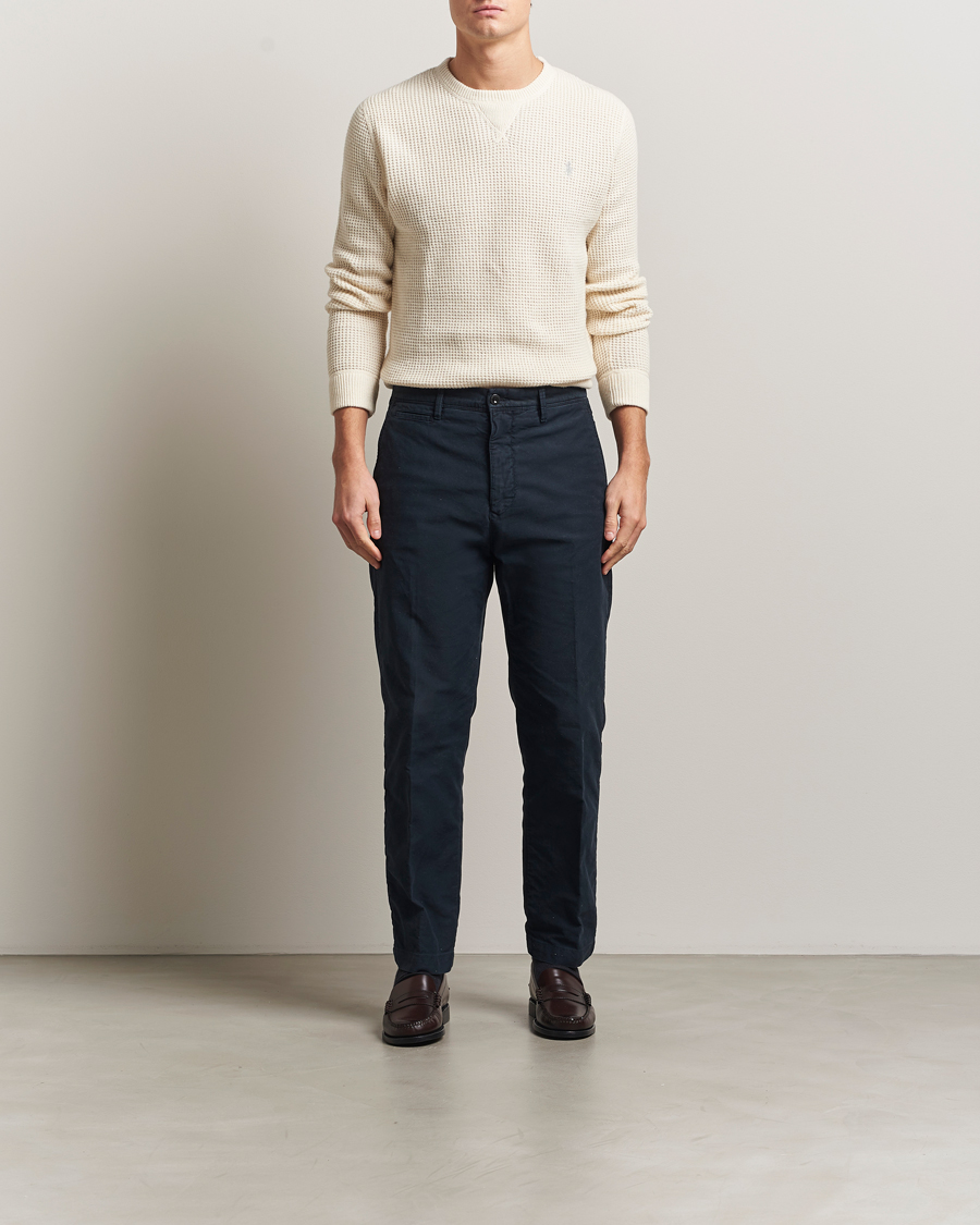 Men | Sweaters & Knitwear | Polo Ralph Lauren | Cotton/Wool Pullover Andover Cream