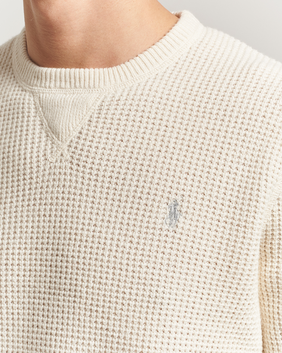 Men | Sweaters & Knitwear | Polo Ralph Lauren | Cotton/Wool Pullover Andover Cream