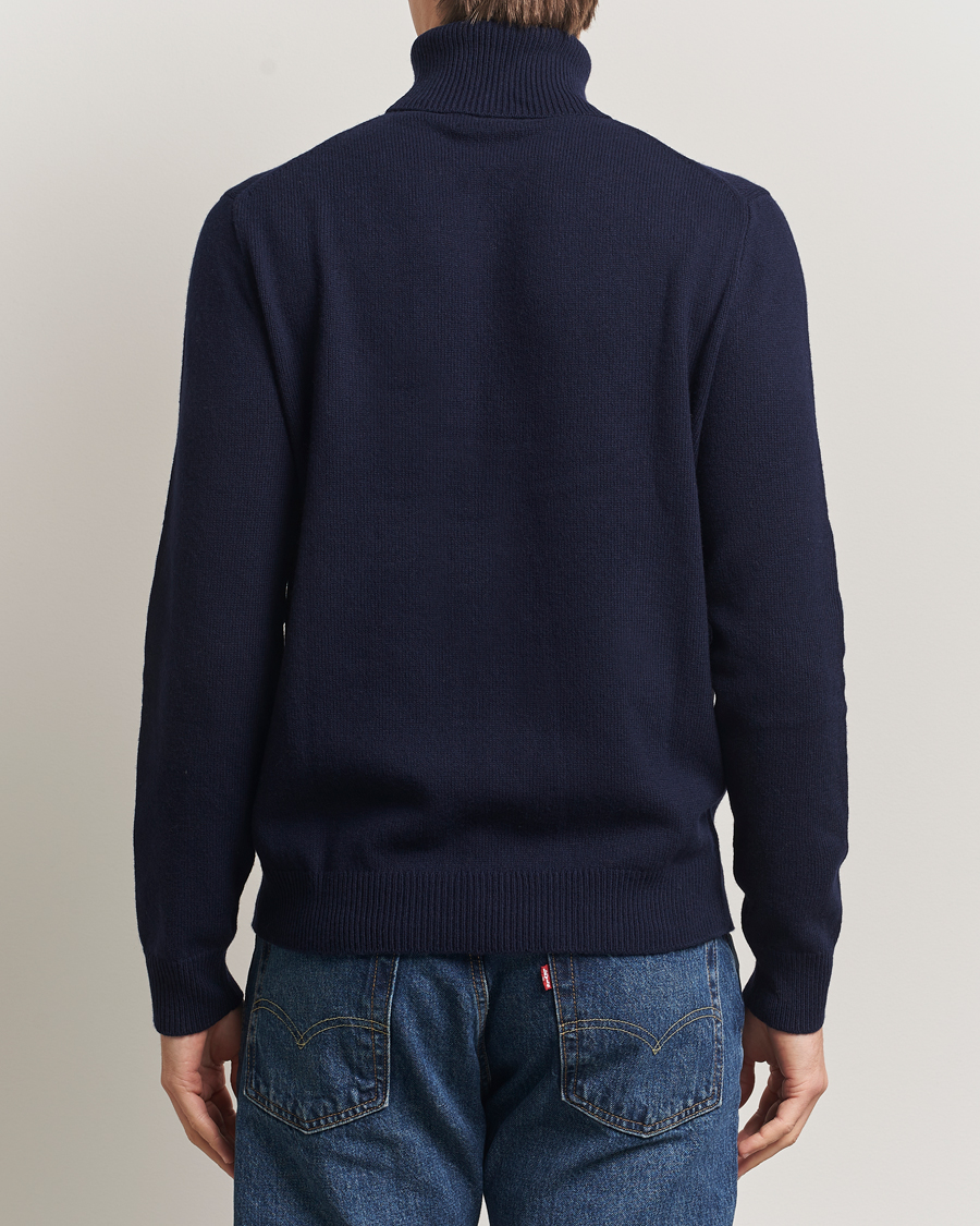 Men | Sweaters & Knitwear | Polo Ralph Lauren | Cotton/Wool Rollneck Hunter Navy
