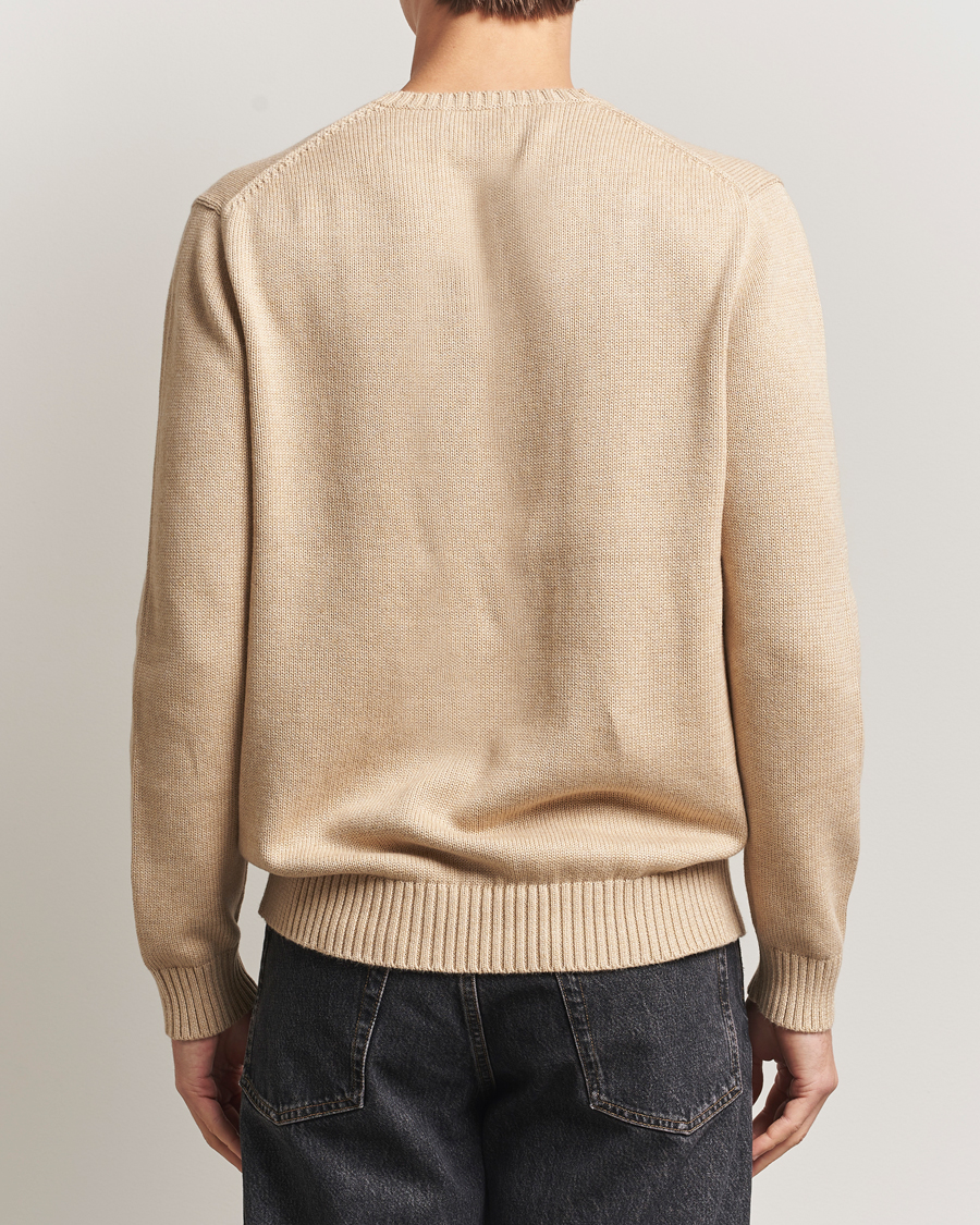 Men | Sweaters & Knitwear | Polo Ralph Lauren | Cotton Crew Neck Sweater Dune Melange