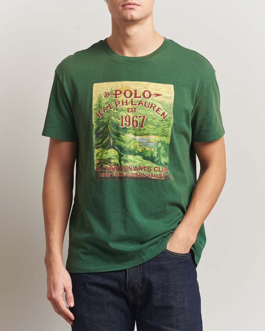 Men | T-Shirts | Polo Ralph Lauren | Printed T-Shirt Grass Green