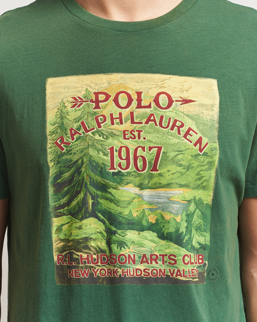 Men | T-Shirts | Polo Ralph Lauren | Printed T-Shirt Grass Green