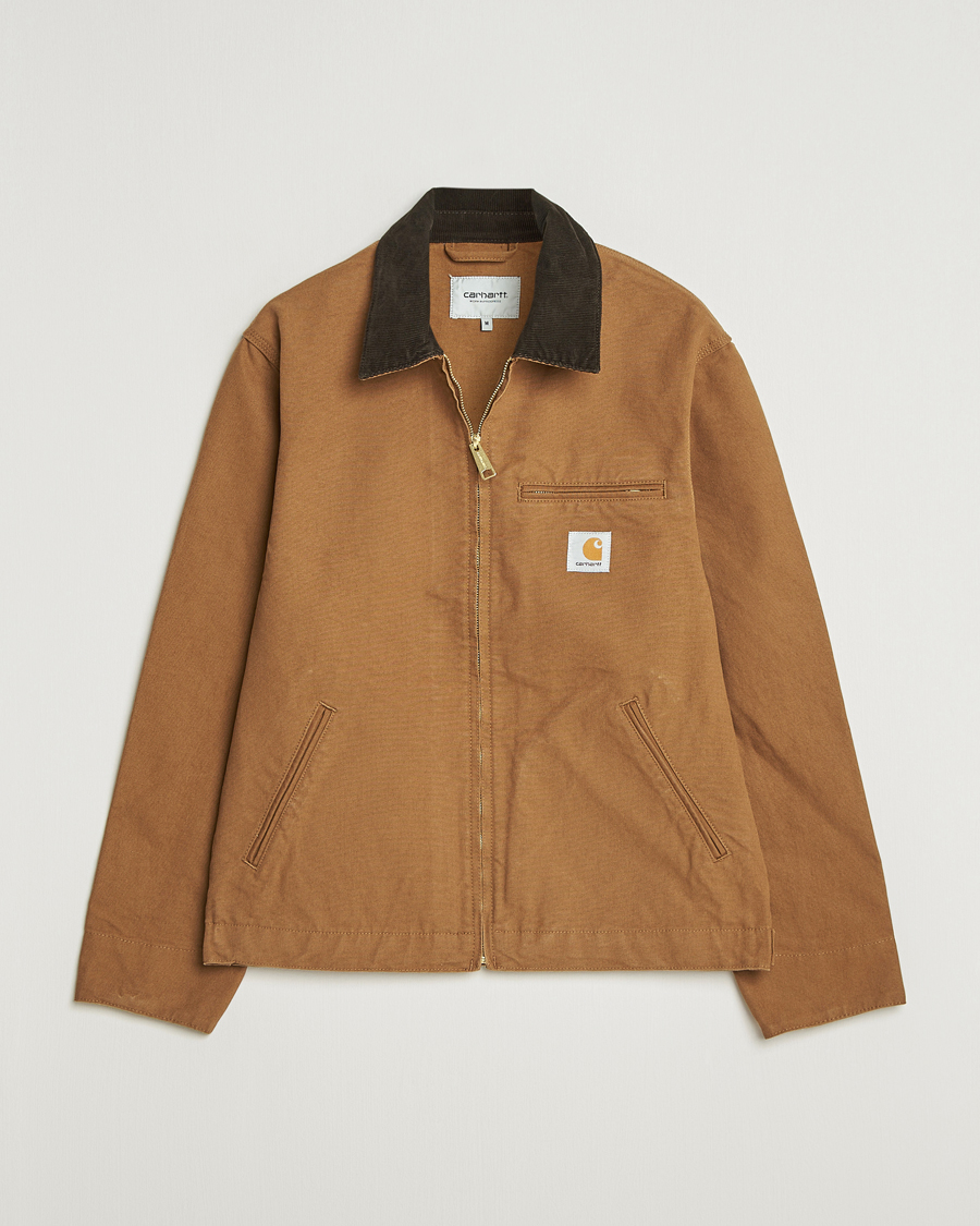 Carhartt WIP Detroit Jacket Dearborn Canvas Hamilton Brown at