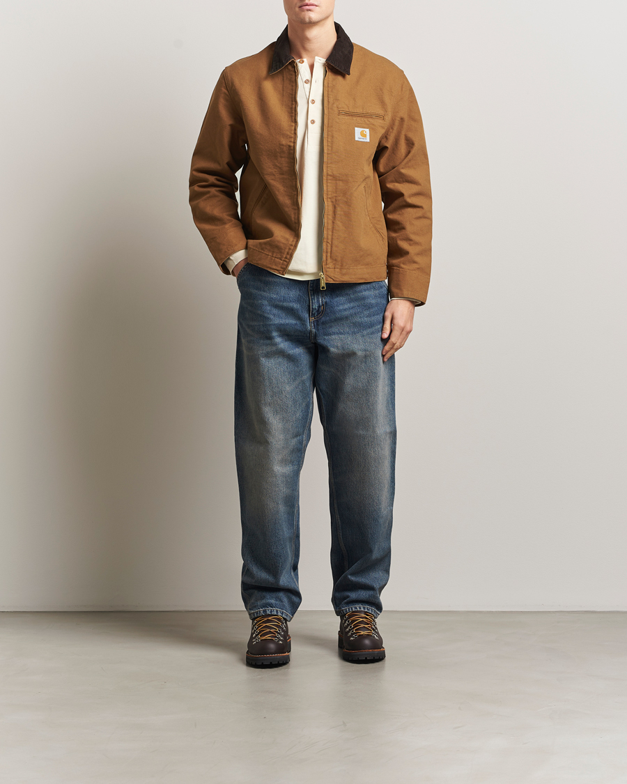 Carhartt WIP Detroit Jacket Dearborn Canvas Hamilton Brown at