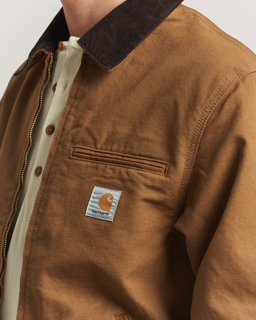 Men | Coats & Jackets | Carhartt WIP | Detroit Jacket Dearborn Canvas Hamilton Brown
