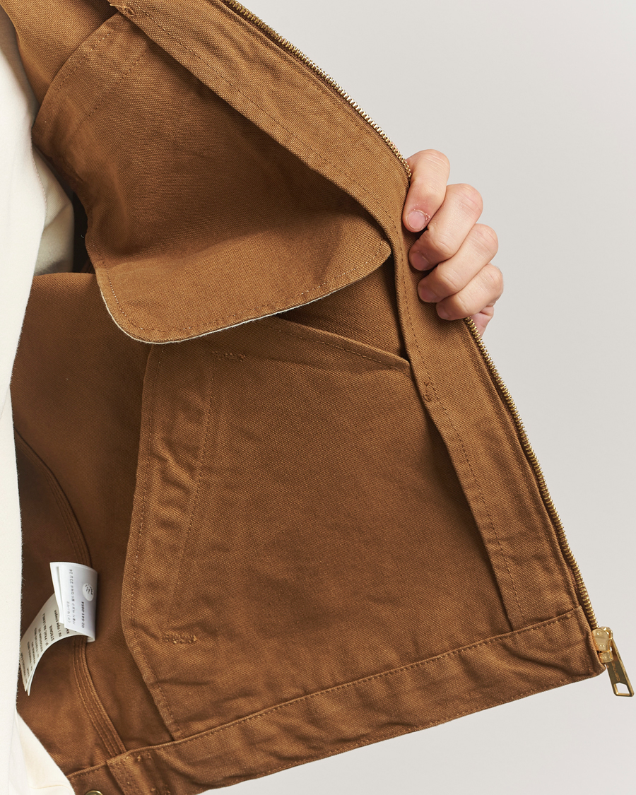 Men | Coats & Jackets | Carhartt WIP | Detroit Jacket Dearborn Canvas Hamilton Brown