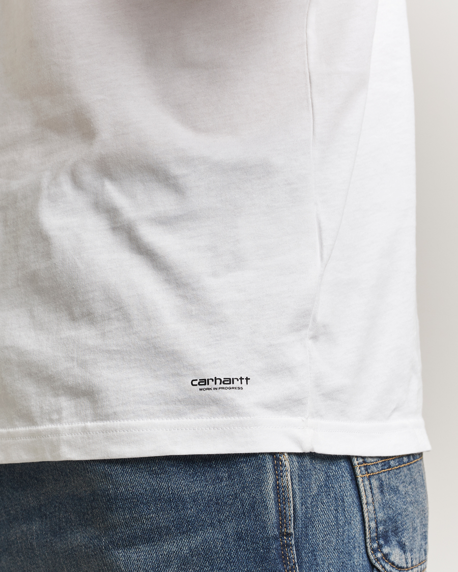 Men | T-Shirts | Carhartt WIP | 2-Pack Standard Crew Neck T-Shirt White