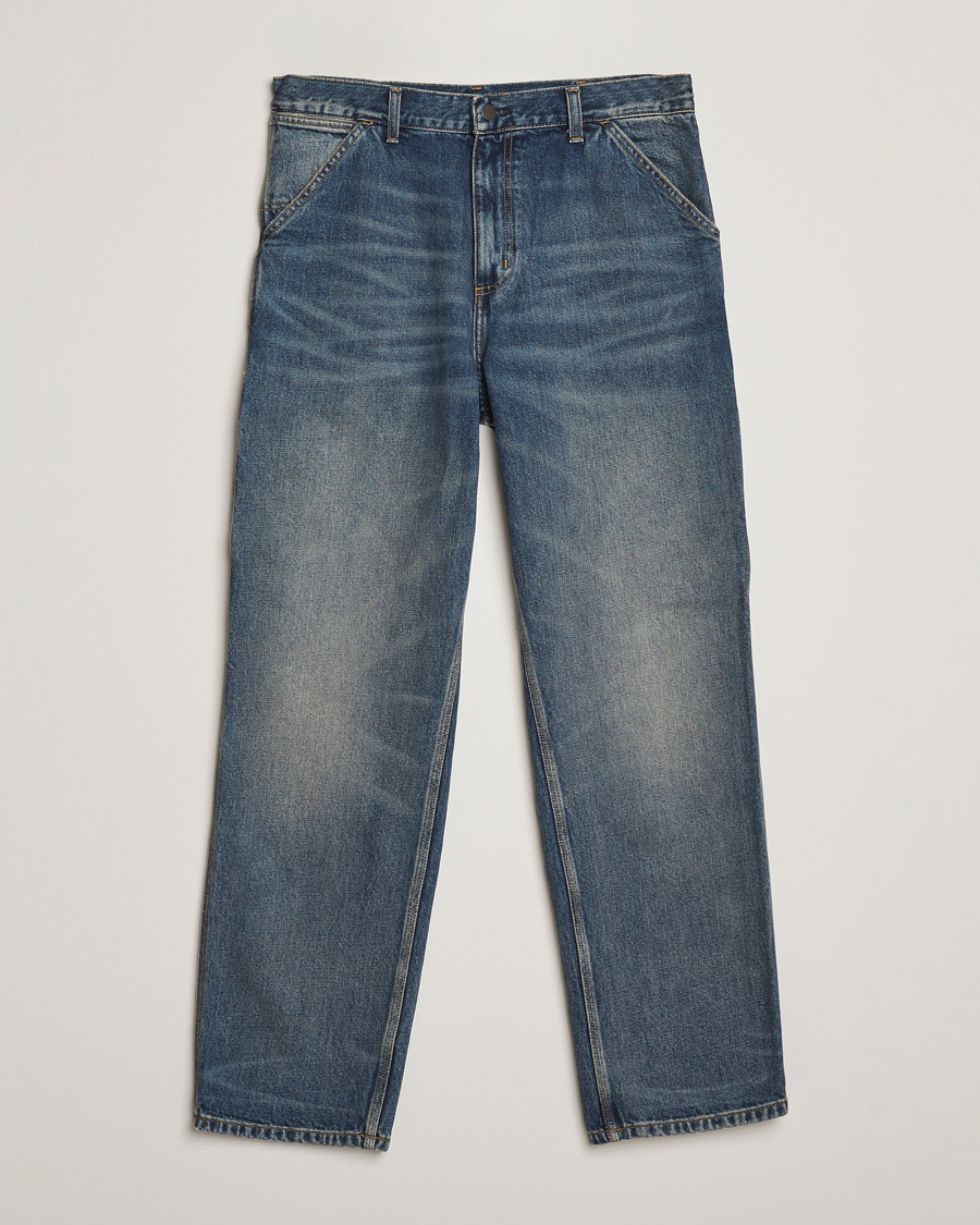 Men | Shirts | Carhartt WIP | Single Knee Pants Worn Used Wash