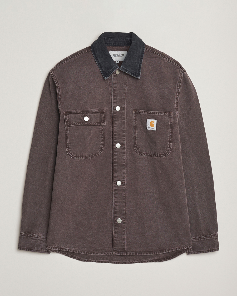 Men | Shirts | Carhartt WIP | Mitch Dusky Canvas Overshirt Palisander