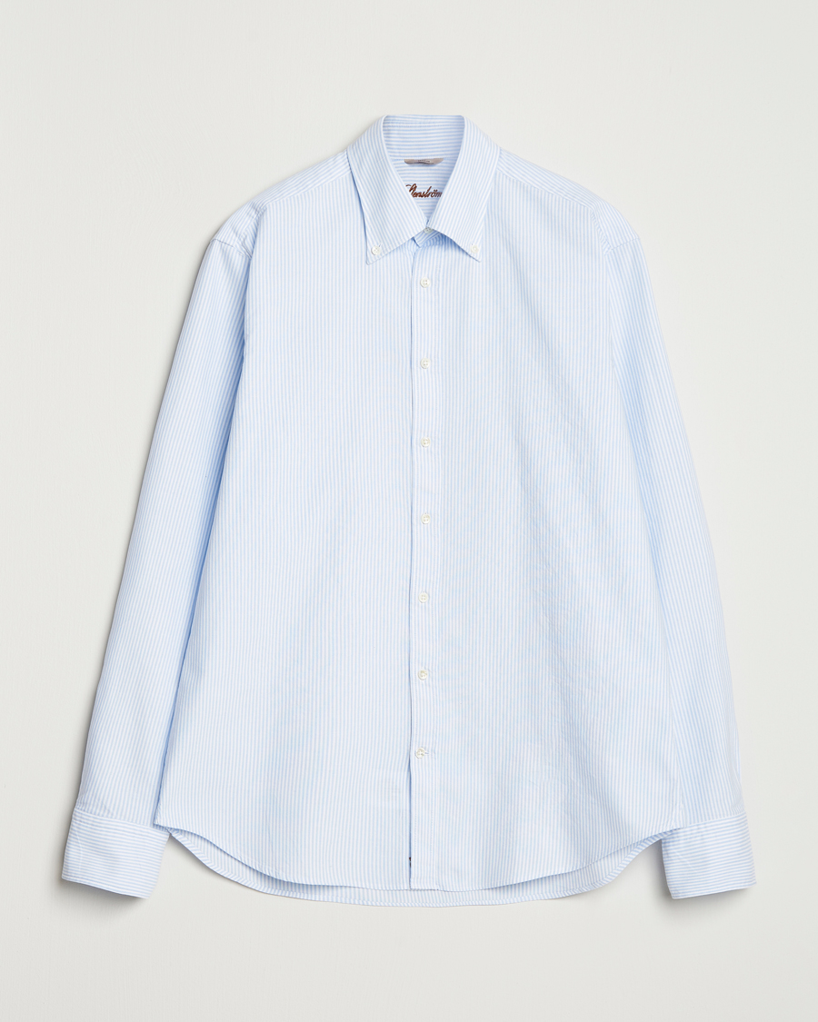 Men | Shirts | Stenströms | Regular Fit Oxford Shirt Blue/White