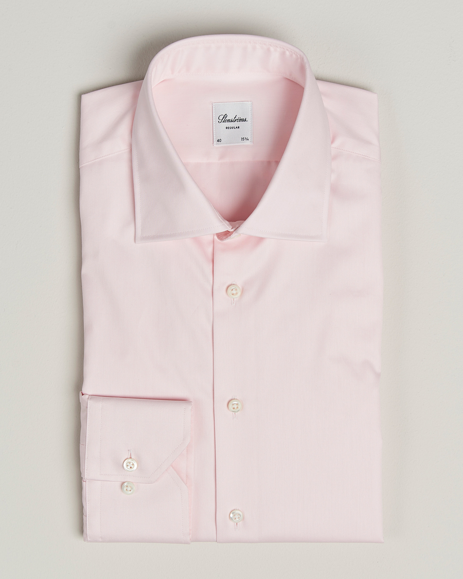 Men | Shirts | Stenströms | Regular Fit Cut Away Shirt Pink
