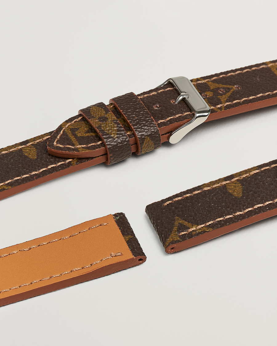 Men | Watch straps | Care with Carl | Watch Strap Re-made Louis Vuitton Monogram